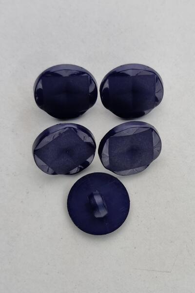 Şirin Yün Küçük Akrilik Kare Desenli Yuvarlak Lacivert Kaban Çeket Hırka Yele...