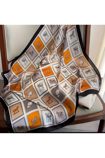 LWP Shop Pandan Uk Design Horse Scarf 70cm