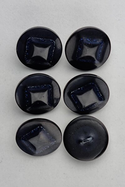 Şirin Yün Akrilik Kare Desenli Simli Yuvarlak Lacivert Kaban Çeket Hırka Yele...