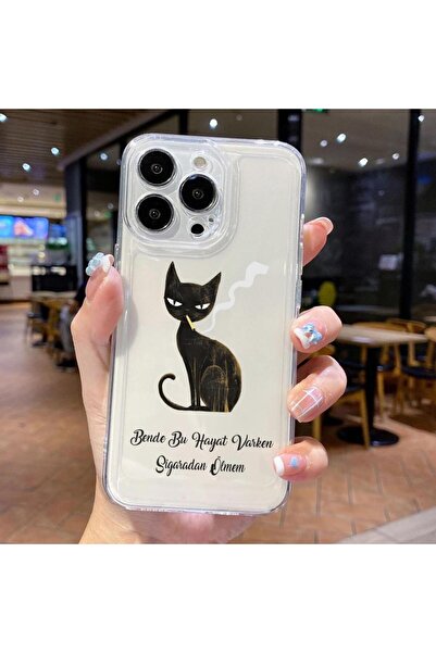 3GEN CASE İphone 14 Pro Max Kılıf Desenli Lüx Şeffaf Silikon Kılıf