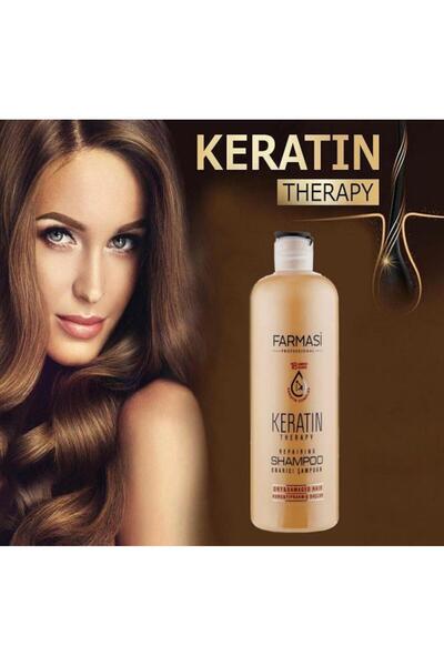Farmasi Sampon reparator cu keratina Keratin Theraphy pentru par uscat si deteriorat, 360ml, Farmasi