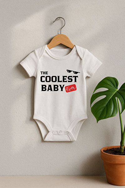 TARZ STİL بدلة أطفال بأكمام قصيرة مطبوعة من بيبي سبوت 232302