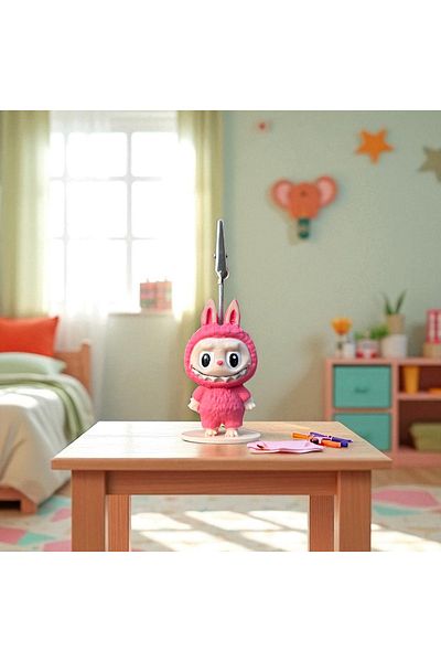 Perazayn Decorative Cute Labubu Notepad - Paper Holder - Photo Holder