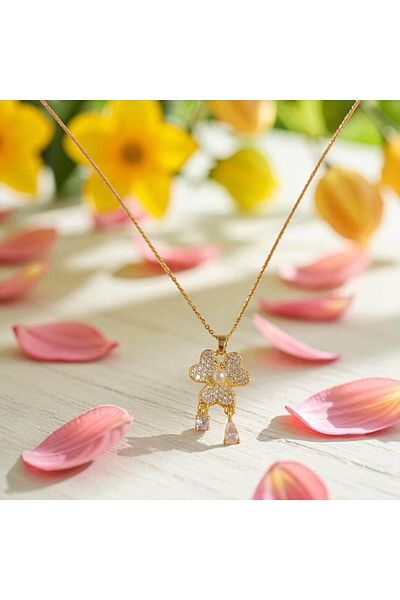 CANMODA Sparkling Flower Dance Necklace