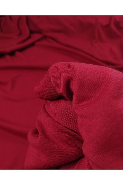 Kumaş Parça Thin Combed Cotton in Red Color (Width 150 cm X Length 225 cm)