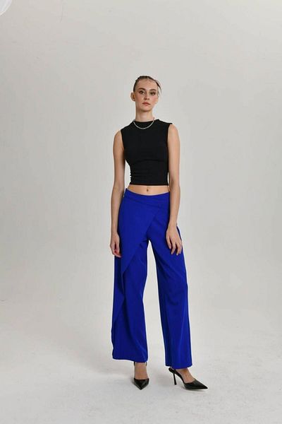 soBasic Pantaloni de damă cu design detaliat