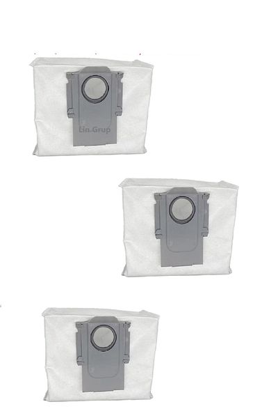 LİN GRUP Roborock Q Revo Maxv - Pro Qrevo S Compatible 3 Pieces Dust Garbage Bags