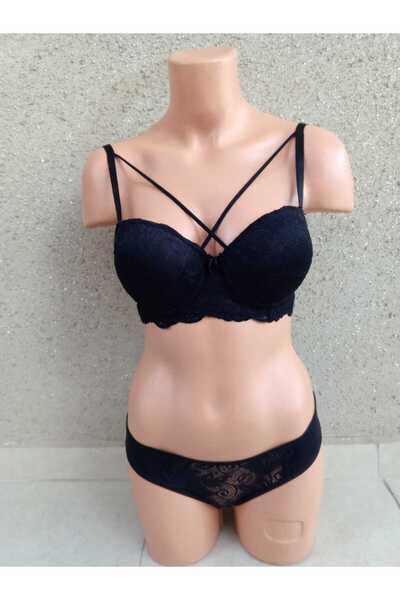 LİA Underwear Support Bra Set with Rope Detail