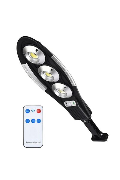 Jortan Solar Lamp with Motion Sensor JORTAN®, 150W, Waterproof, Integrated Solar Panel, Remote Control