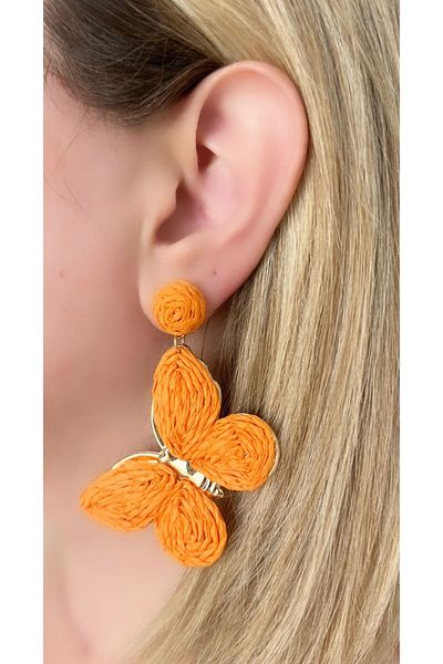 Store Diva Charm Summer Twinkle Straw Earrings