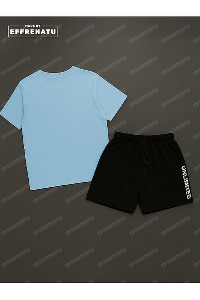 EFFRENATU T-Shirt and Shorts Set with Great Colors and Prints. Available in Plus Sizes