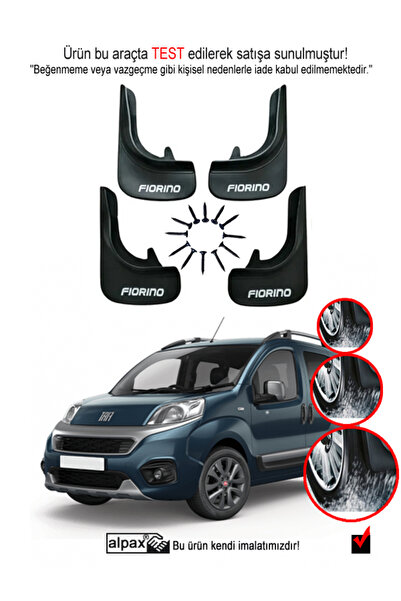 Goking Fiat Fiorino Paçalık - Yazılı 4’lü Paçalık Seti - Montaj Vidası 12 Ade...