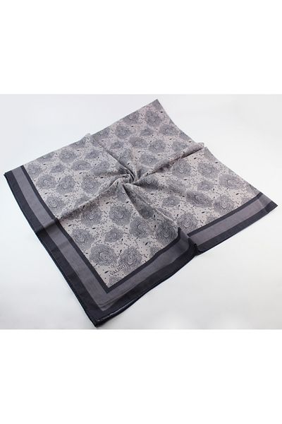Valino 120x120 Ethnic Pattern Μεγάλο Μαντίλι Βαμβακερό Φουλάρι Μεγάλο Μέγεθος Φύλλο Φουλάρι