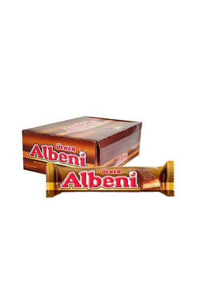Ülker Albeni Bar 40g X 24Pcs – Caramel, Waffle and Milk Chocolate Flavor in One