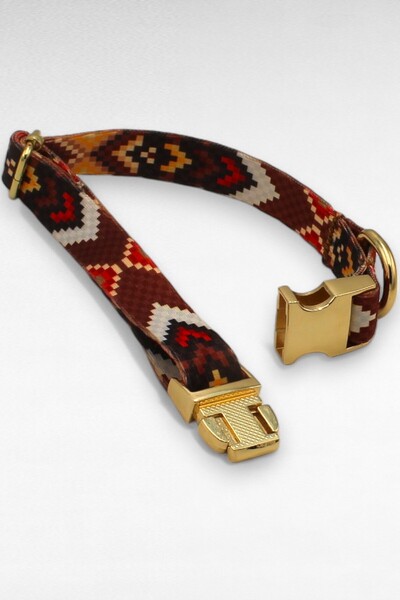 CARAMELOS İSİMLİ KÖPEK TASMASI, YAVRU KÖPEK TASMASI, KÜÇÜK IRK KÖPEK TASMASI, METAL KİLİT, 1,5 CM