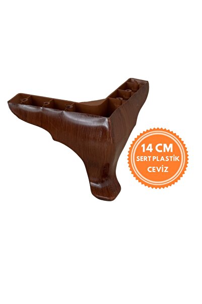 TEKSAN 14Cm Lüx Lükens Mobilya ayağı, Sert Plastik