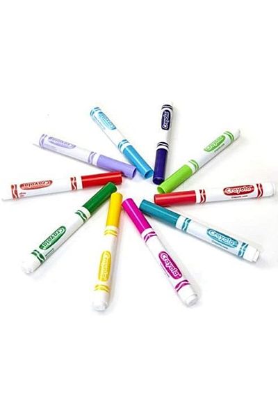 Crayola - 8 Broadline Washable Markers