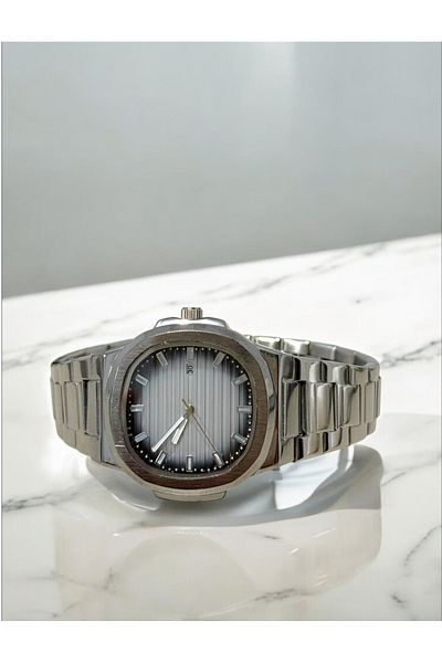 MAC CENTER Patek P Model Men's Wrist Watch-Men's Watch-Bay Watch-Equivalent Watch-Steel Band Men's Watch-Watch with Calendar