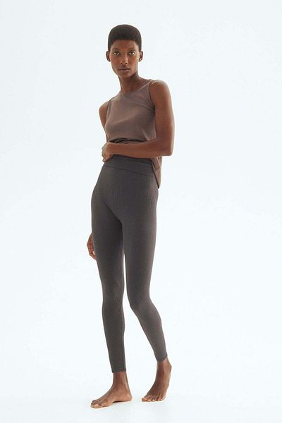H&M MAMA Seamless ribbed leggings