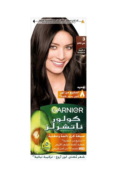 Garnier Color Naturals Permanent Hair Color 3.0 Dark Brown
