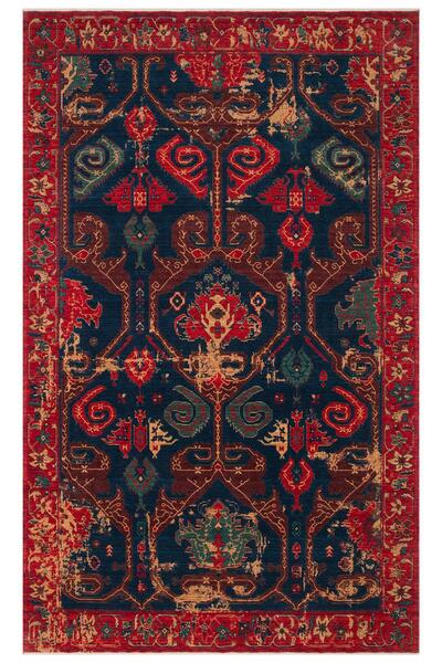 Eko Halı KADIM KDM 05 RED VINTAGE Anadolu Motiflerine Sahip Yeni Zellanda Yün...