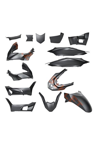 monero Honda PCX Kaporta Seti (Siyah) (2020-2024)