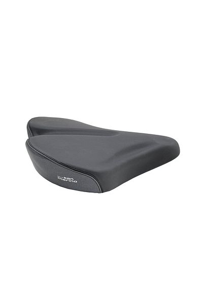 heugers Jet Rocket Black Bat Sele - Bicycle Seat – Ultra Comfort, Elastomer, E-Bike Compatible, 26X2