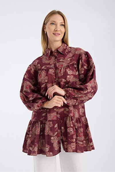 Reji Блуза с пайети и набори