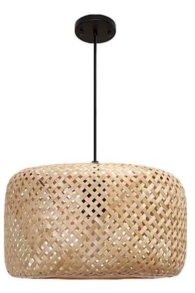 Hummer Hanging Bamboo Chandelier E27*1L Diameter 300mm