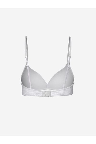 LC Waikiki Lcw Young Gray No Underwire Padding Flat First Bra