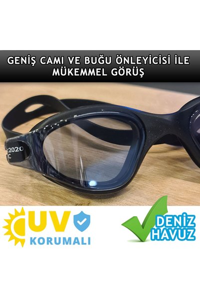Etr Yetişkin Genç Deniz Havuz Gözlüğü (UV KORUMALI-VAKUMLU SU SIZDIRMAZ)