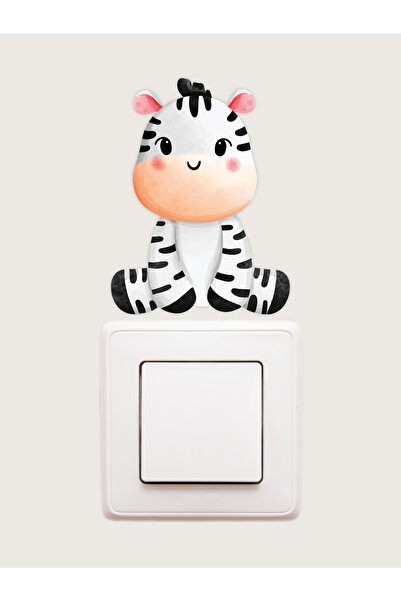 papermoods Sevimli Zebra Priz Sticker
