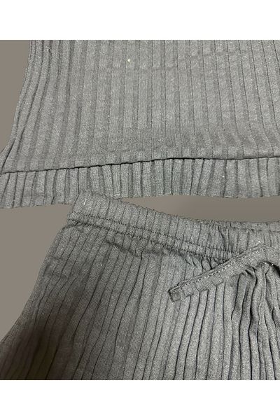 SATTENS Summer Drawstring Strap Shorts Women's Crop Ruffle Shorts Suit