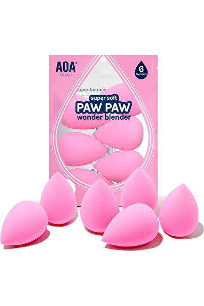 AOA STUDIO مجموعة إسفنجات المكياج - مجموعة، خالية من اللاتكس، عالية الدقة، مج...