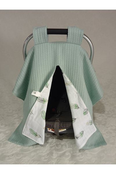 Wenaris Double Sided Stroller Cover 1 Piece (Stroller Cushion and Stroller Sheet Are Not Included)