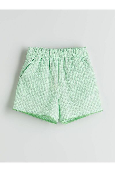 LC Waikiki Lcw Kids Buy Elastic Plaid Girl Shorts