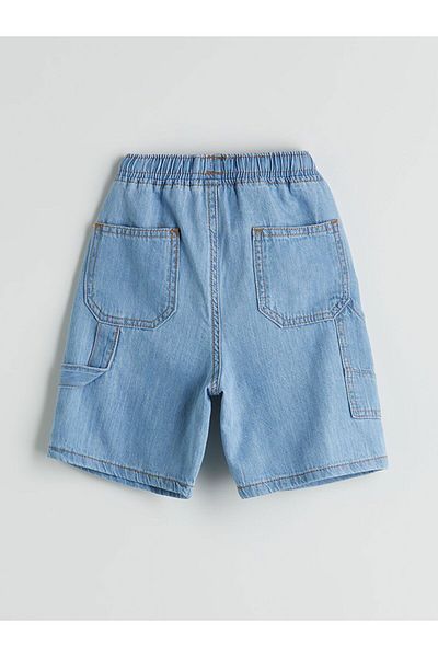 LC Waikiki LCW Kids شورت جينز للأولاد بخصر مطاطي