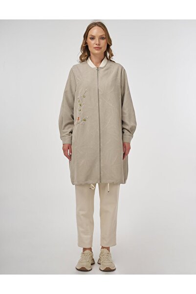 Kayra Κεντημένο Modal Σακάκι Κίτρινο Μολντ