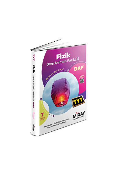 Miray Yayınları Miray Tyt Fizik Daf Ders Anlatım Fasikülleri 2025-2026