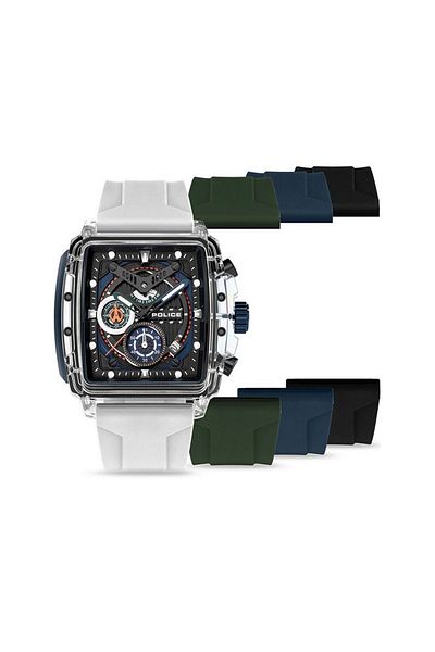 Police Ceas bărbătesc Police PEWGO0052401-SET, Quartz, 43mm, 5ATM