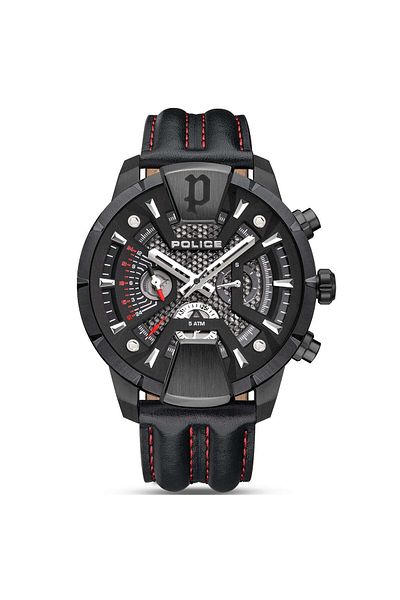 Police Mens Watch Police PEWJF2203710, Quartz, 48mm, 5ATM