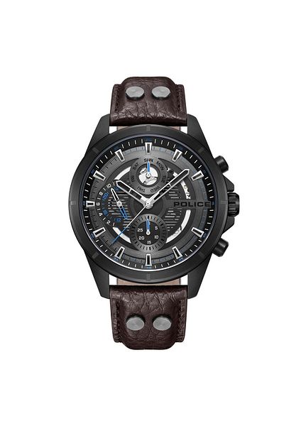 Police Mens Watch Police PEWJF0004602, Quartz, 45mm, 5ATM