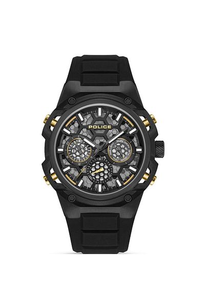Police Mens Watch Police PEWGQ0071901, Quartz, 46mm, 5ATM