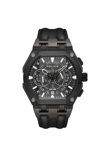Police Mens Watch Police PEWGF0054401, Quartz, 45mm, 5ATM