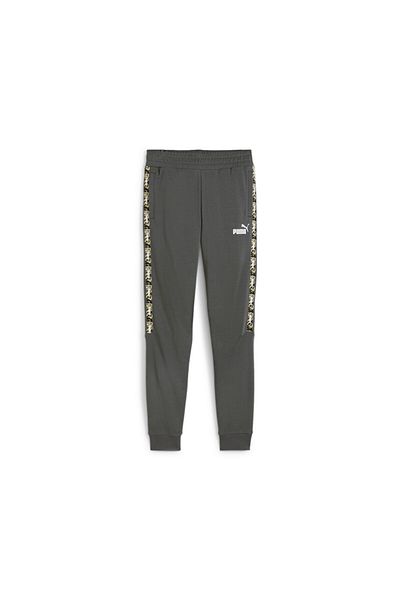 Puma Mens ESS TAPE CAMO Sweatpants - Gray