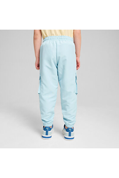 Puma Boys TROLLS Cargo Pants - Blue