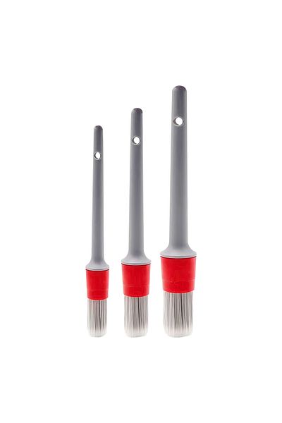 Generic 3-Piece Detailing Brush Set Car Interior and Exterior Cleaning Brush Kit for Car and Home Use