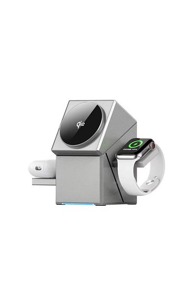 OEM Incarcator wireless 3 in 1 compatibil cu iphone, ceas si airpods