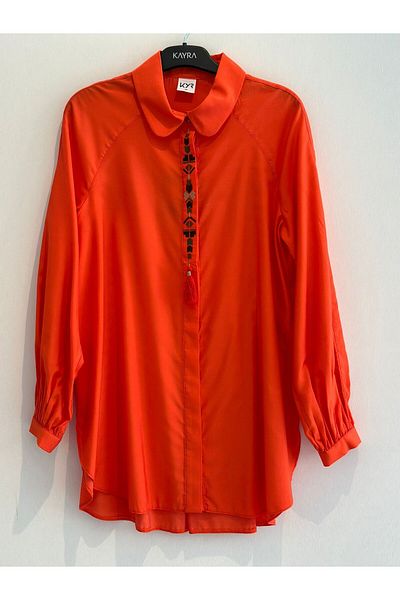 Kayra Tassel Detailed Viscose Tunic
