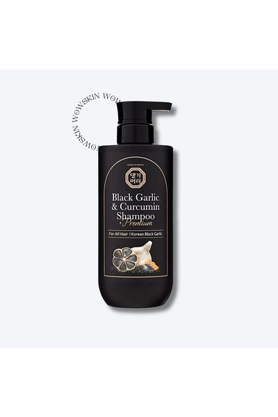DAENG GI MEO RI Șampon Premium cu Usturoi Negru și Curcumină, 500 ml